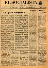 El Socialista (Argel). Núm. 49, 26 de enero de 1946 | Biblioteca Virtual Miguel de Cervantes