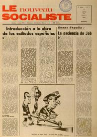 Le Nouveau Socialiste. 4e Année, numéro 71, lundi 31 mars 1975 | Biblioteca Virtual Miguel de Cervantes