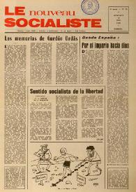 Le Nouveau Socialiste. 4e Année, numéro 76, dimanche 15 juin 1975 | Biblioteca Virtual Miguel de Cervantes