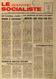 Le Nouveau Socialiste. 5e Année, numéro 91, dimanche 29 février 1976 | Biblioteca Virtual Miguel de Cervantes