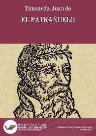 El patrañuelo / Juan de Timoneda | Biblioteca Virtual Miguel de Cervantes