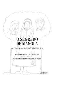 O segredo de Manola / María da Gloria David de Sousas | Biblioteca Virtual Miguel de Cervantes