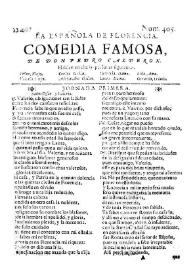 La española de Florencia. Comedia famosa / de don Pedro Calderón | Biblioteca Virtual Miguel de Cervantes