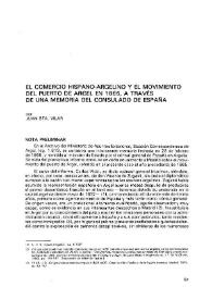 El comercio hispano-argelino y el movimiento del puerto de Argel en 1865, a través de una memoria del Consulado de España / por Juan Bautista Vilar | Biblioteca Virtual Miguel de Cervantes