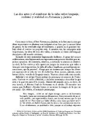 Los dos artes y el combinar de la vida: sobre lenguaje, realismo y realidad en "Fortunata y Jacinta" / Peter B. Goldman | Biblioteca Virtual Miguel de Cervantes