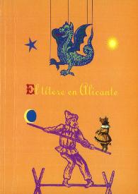 El títere en Alicante / Jaume Lloret Esquerdo, Manuel J. García Azorín, Ángel Casado Garretas y César Omar García Juliá | Biblioteca Virtual Miguel de Cervantes