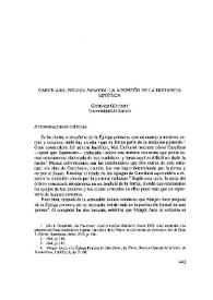 Garcilaso, "Égloga Primera": la adopción de la distancia estética / Georges Güntert | Biblioteca Virtual Miguel de Cervantes