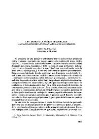 Ley, deseo y la acción desdoblada: hacia una poética psicoanalítica de la comedia / Henry W. Sullivan | Biblioteca Virtual Miguel de Cervantes