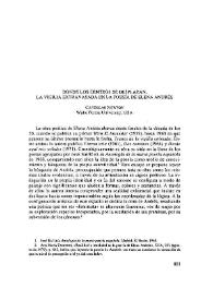 Donde los centros se desplazan: La vigilia extravasada en la poesía de Elena Andrés / Candelas Newton | Biblioteca Virtual Miguel de Cervantes