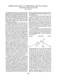  Versificación, dialecto y paternidad del "Libro de Alixandre": evitando el círculo vicioso / Dana A. Nelson | Biblioteca Virtual Miguel de Cervantes