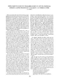 Notas equívocas en dos dramatizaciones de Lope del problema judaico: "El niño inocente de la Guardia" y "La hermosa Ester" / A. A. Sicroff | Biblioteca Virtual Miguel de Cervantes