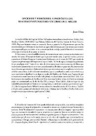 Opciones y posiciones: a propósito del realismo-naturalismo. Un libro de S. Miller / Joan Oleza | Biblioteca Virtual Miguel de Cervantes