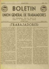 U.G.T. : Boletín de la Unión General de Trabajadores de España en Francia. Núm. 31, mayo de 1947 | Biblioteca Virtual Miguel de Cervantes