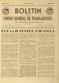 U.G.T. : Boletín de la Unión General de Trabajadores de España en Francia. Núm. 104, junio de 1953 | Biblioteca Virtual Miguel de Cervantes