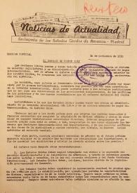 Noticias de Actualidad. Edición especial, 20 de noviembre de 1950 | Biblioteca Virtual Miguel de Cervantes