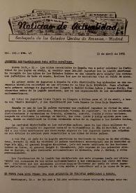 Noticias de Actualidad. Núm. 47, 11 de abril de 1951 | Biblioteca Virtual Miguel de Cervantes