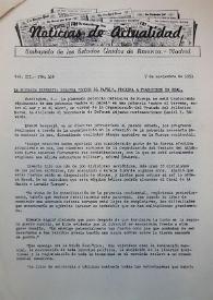 Noticias de Actualidad. Núm. 108, 7 de noviembre de 1951 | Biblioteca Virtual Miguel de Cervantes