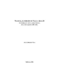 Valencia, el príncipe de Viana y Juan II: un patriciado ante la crisis política de la Monarquía (1460-1461) / Agustín Rubio Vela | Biblioteca Virtual Miguel de Cervantes