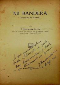 Mi bandera (poema de la victoria)  / J. Hernández Gavira | Biblioteca Virtual Miguel de Cervantes