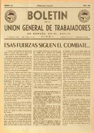 U.G.T. : Boletín de la Unión General de Trabajadores de España en Francia. Núm. 126, abril de 1955 | Biblioteca Virtual Miguel de Cervantes