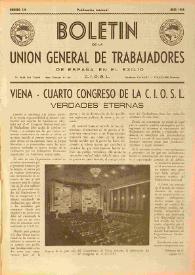 U.G.T. : Boletín de la Unión General de Trabajadores de España en Francia. Núm. 129, julio de 1955 | Biblioteca Virtual Miguel de Cervantes