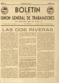 U.G.T. : Boletín de la Unión General de Trabajadores de España en Francia. Núm. 131, septiembre de 1955 | Biblioteca Virtual Miguel de Cervantes