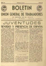 U.G.T. : Boletín de la Unión General de Trabajadores de España en Francia. Núm. 137, marzo de 1956 | Biblioteca Virtual Miguel de Cervantes