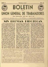 U.G.T. : Boletín de la Unión General de Trabajadores de España en Francia. Núm. 150, abril de 1957 | Biblioteca Virtual Miguel de Cervantes