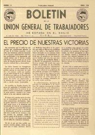 U.G.T. : Boletín de la Unión General de Trabajadores de España en Francia. Núm. 171, enero de 1959 | Biblioteca Virtual Miguel de Cervantes