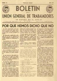 U.G.T. : Boletín de la Unión General de Trabajadores de España en Francia. Núm. 178, julio de 1959 | Biblioteca Virtual Miguel de Cervantes