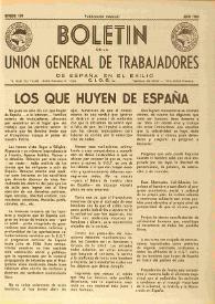 U.G.T. : Boletín de la Unión General de Trabajadores de España en Francia. Núm. 189, julio de 1960 | Biblioteca Virtual Miguel de Cervantes