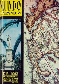 Mundo Hispánico. Suplemento al núm. 183, junio 1963. Número extraordinario dedicado a Fray Junipero Serra | Biblioteca Virtual Miguel de Cervantes