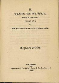 El Favor de un rey : novela original, (Siglo XV) / por Eustaquio María de Nenclares | Biblioteca Virtual Miguel de Cervantes