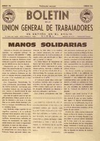 U.G.T. : Boletín de la Unión General de Trabajadores de España en Francia. Núm. 196, febrero de 1961 | Biblioteca Virtual Miguel de Cervantes