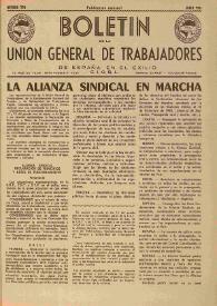 U.G.T. : Boletín de la Unión General de Trabajadores de España en Francia. Núm. 200, junio de 1961 | Biblioteca Virtual Miguel de Cervantes