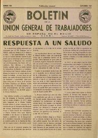 U.G.T. : Boletín de la Unión General de Trabajadores de España en Francia. Núm. 203, septiembre de 1961 | Biblioteca Virtual Miguel de Cervantes