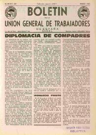 U.G.T. : Boletín de la Unión General de Trabajadores de España en Francia. Núm. 221, marzo de 1963 | Biblioteca Virtual Miguel de Cervantes