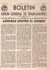 U.G.T. : Boletín de la Unión General de Trabajadores de España en Francia. Núm. 222, abril de 1963 | Biblioteca Virtual Miguel de Cervantes