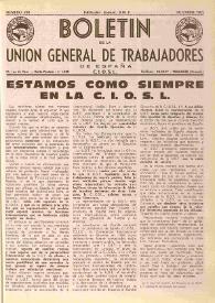 U.G.T. : Boletín de la Unión General de Trabajadores de España en Francia. Núm. 230, diciembre de 1963 | Biblioteca Virtual Miguel de Cervantes