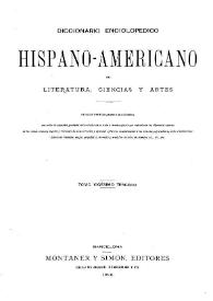 Diccionario enciclopédico hispano-americano de literatura, ciencias y artes. Tomo 23 | Biblioteca Virtual Miguel de Cervantes