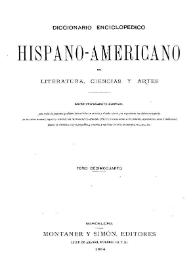 Diccionario enciclopédico hispano-americano de literatura, ciencias y artes. Tomo 14 | Biblioteca Virtual Miguel de Cervantes