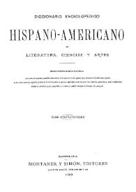 Diccionario enciclopédico hispano-americano de literatura, ciencias y artes. Tomo 13 | Biblioteca Virtual Miguel de Cervantes