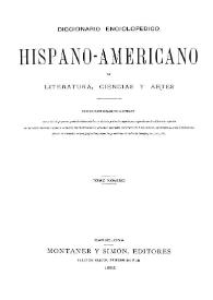 Diccionario enciclopédico hispano-americano de literatura, ciencias y artes. Tomo 9 | Biblioteca Virtual Miguel de Cervantes