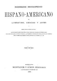 Diccionario enciclopédico hispano-americano de literatura, ciencias y artes. Tomo 7 | Biblioteca Virtual Miguel de Cervantes