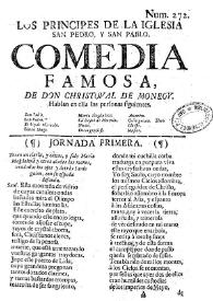 Los Principes de la iglesia San Pedro, y San Pablo. Comedia famosa | Biblioteca Virtual Miguel de Cervantes