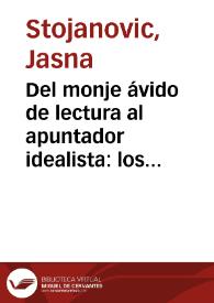 Del monje ávido de lectura al apuntador idealista: los "Quijotes" serbios a través de los siglos / Jasna Stojanović | Biblioteca Virtual Miguel de Cervantes