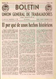 U.G.T. : Boletín de la Unión General de Trabajadores de España en Francia. Núm. 236, junio de 1964 | Biblioteca Virtual Miguel de Cervantes