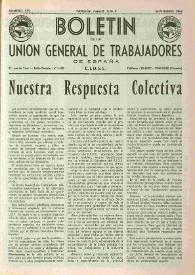 U.G.T. : Boletín de la Unión General de Trabajadores de España en Francia. Núm. 239, septiembre de 1964 | Biblioteca Virtual Miguel de Cervantes