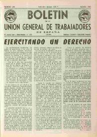 U.G.T. : Boletín de la Unión General de Trabajadores de España en Francia. Núm. 245, marzo de 1965 | Biblioteca Virtual Miguel de Cervantes