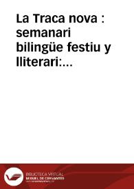 La Traca nova  : semanari bilingüe festiu y lliterari: Año IV Época II Número 46 - 28 septiembre 1912 | Biblioteca Virtual Miguel de Cervantes